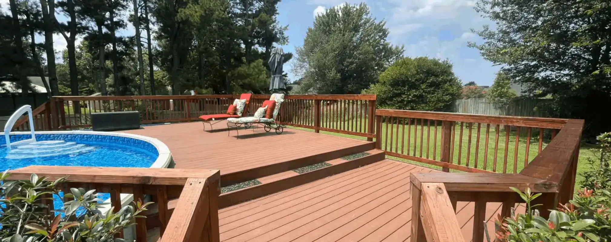 Custom deck construction in DeSoto County, MS