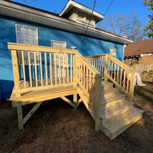 Residential fencing project in Northern Mississippi